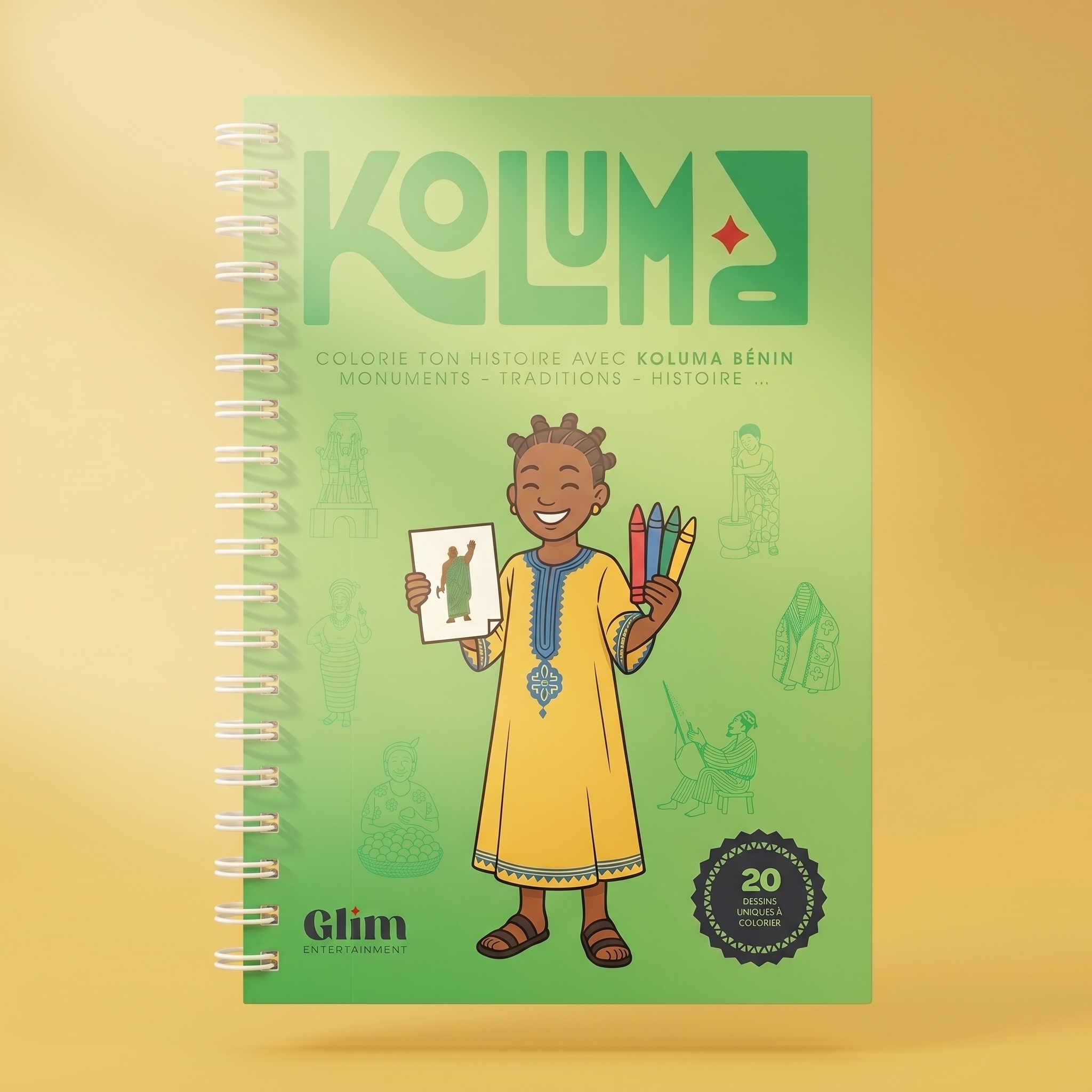 Livre de coloriage Koluma Bénin